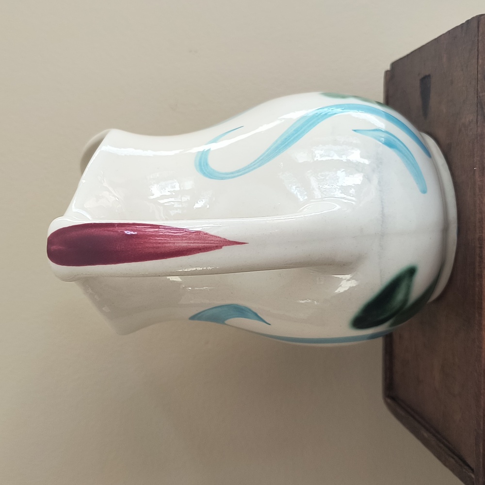 Roseville Painted Pitcher - Picture 6 of 12